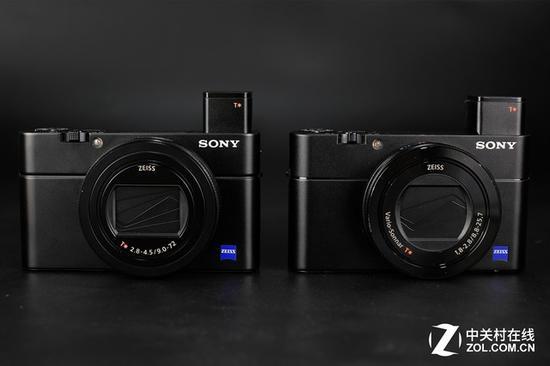 外观对比:RX100M6(左),RX100M5(右)