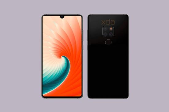 早先XDA对Mate 20的渲染