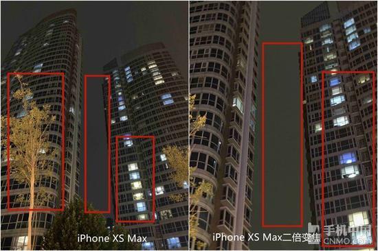 iPhone XS Max室外夜间样张