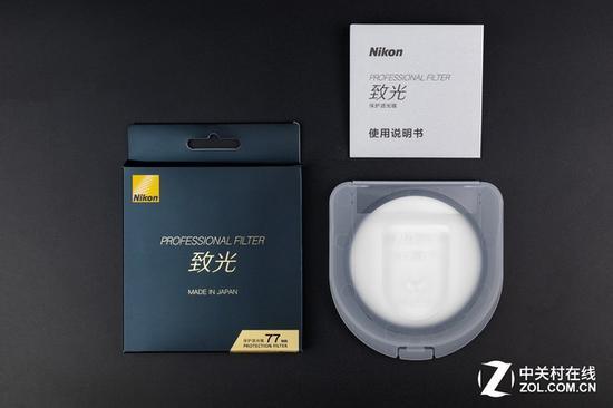 包装内包含说明书和滤镜