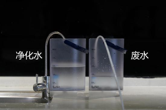 实测显示制造1L的净水产生的废水约为0.5L,比官方数据更优秀