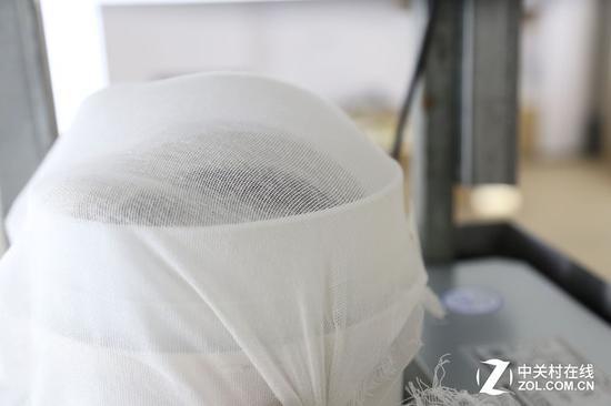 我们在排风口处笼罩纱布 检验油脂分离度
