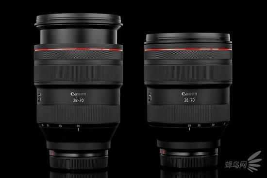 佳能RF 28-70mm f/2 L USM采用外变焦