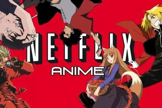 Netflix的日本动画布局