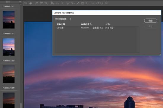 Camera Raw错误提示