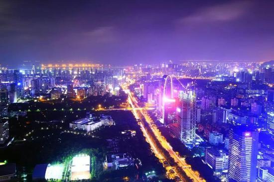 深圳市南山科技园夜景
