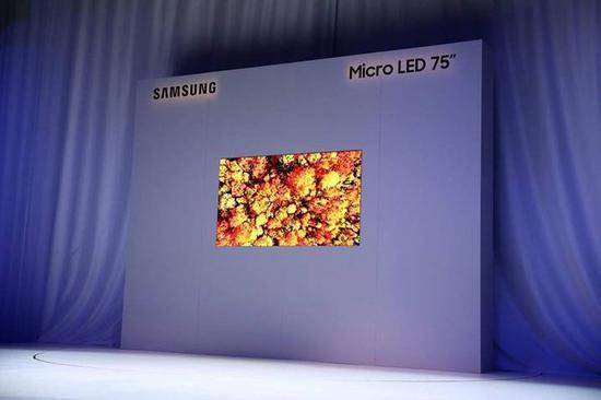 三星75吋Micro LED电视