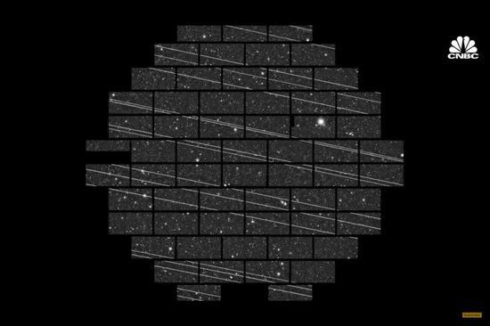 地面天文台拍摄出了星链卫星的轨迹,这破坏了观测