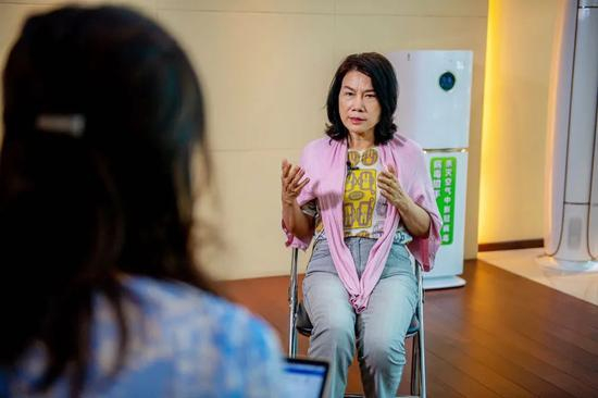 董明珠接受21记者独家专访现场图(摄影 甘俊)