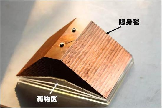水下隐身毯模型