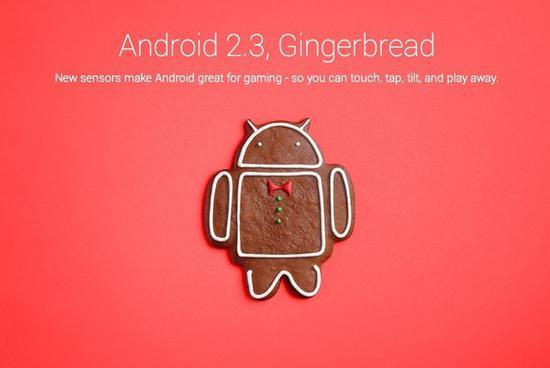 Android 2.3代号Gingerbread(姜饼)