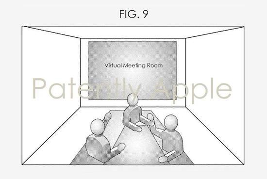 ▲利用VR虚拟现实技术,可实现在车内进行多人会议