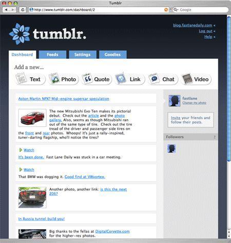 Tumblr 2.0版本