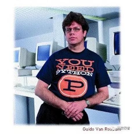 ▲ 图:Guido van Rossum摄于2001年,当时正值Python软件基金会成立。