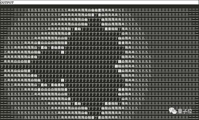 △用中文画出的曼德博集合