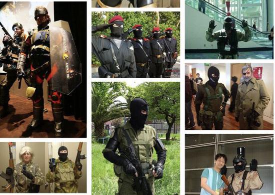 正是因为“自身简约而不简单,平凡而不平淡”的特质,历代MGS中被Snake蹂躏的蒙面小兵们才能成为Cosplay舞台上的常客