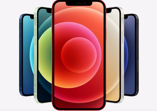 iPhone12全色彩 来源 / 苹果发布会截图