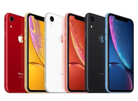 ▲拥有六种配色的iPhone XR
