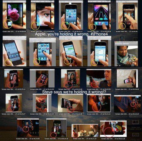 ▲ iPhone 4 的死亡一握,成为了这款产品永远不被忘记的烙印。