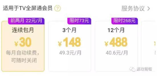 付费会员已经是视频平台的标配了