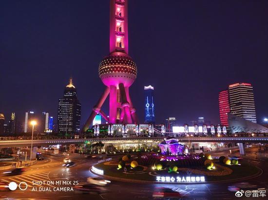 小米MIX2S样张(图片引自雷总微博)