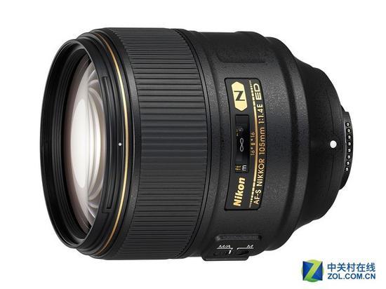 图为尼康AF-S 尼克尔 105mm f/1.4E ED镜头
