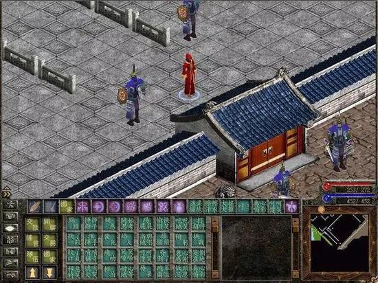 《万王之王》的图形界面依然保留“装死”“舔人”等五花八门的文字指令