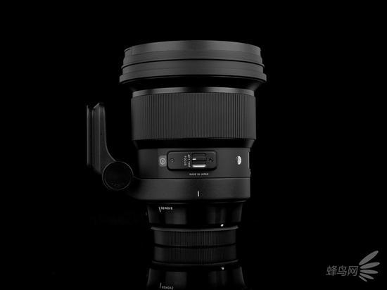 适马105mm F1.4 Art镜头左侧面
