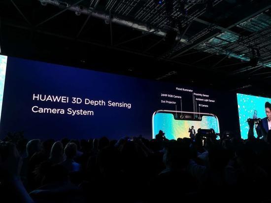 Mate 20 Pro前置3D深度感知镜头