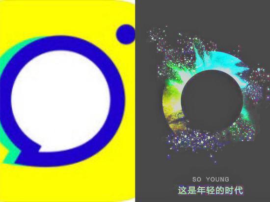 多闪的logo和字节跳动社交产品发布会邀请函,图案相似度很高