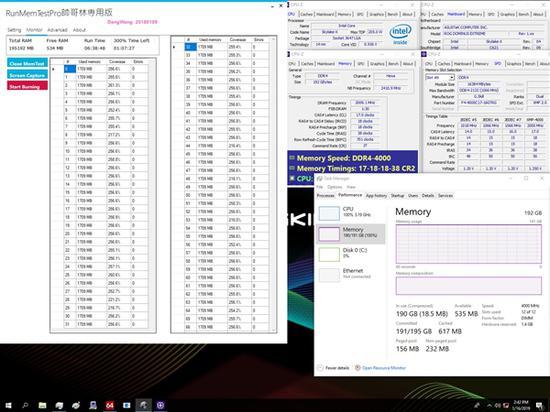 12条DDR4-4000 16GB通过稳定性测试