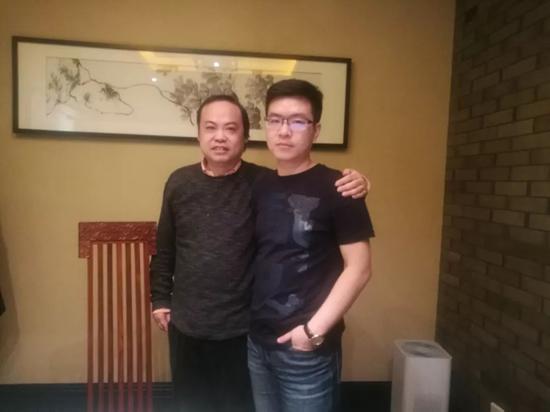 朱时雨(右)& 左林大叔