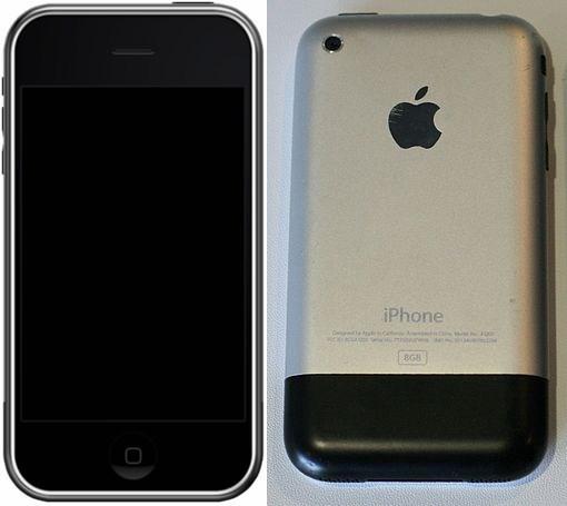 ▲初代iPhone | 图源:wikipedia