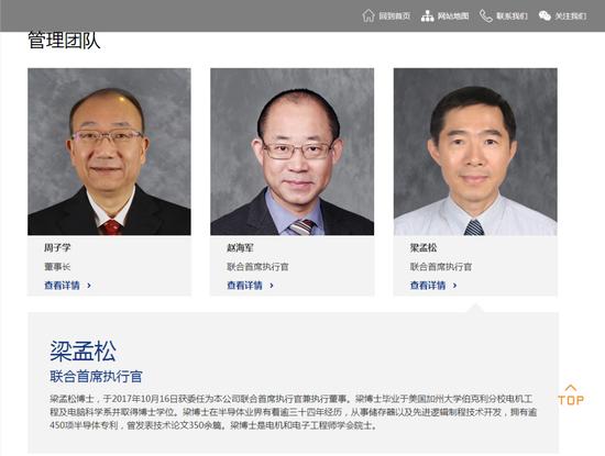 图片来源:中芯国际官网截图