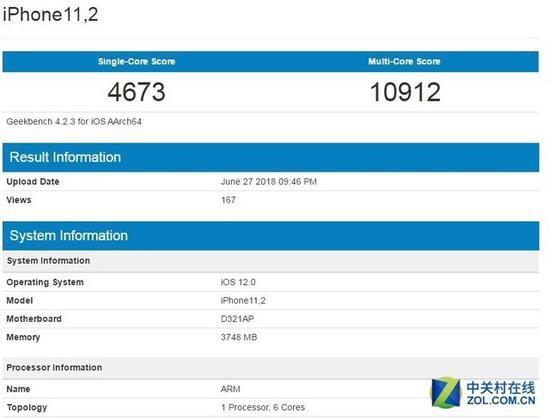 图片来自Geekbeach(browser.geekbench.com)