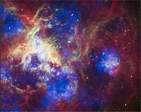 图片来源:X-ray: NASA/CXC/PSU/L.Townsley et al。; Optical: NASA/STScI; Infrared: NASA/JPL/PSU/L.Townsley et al