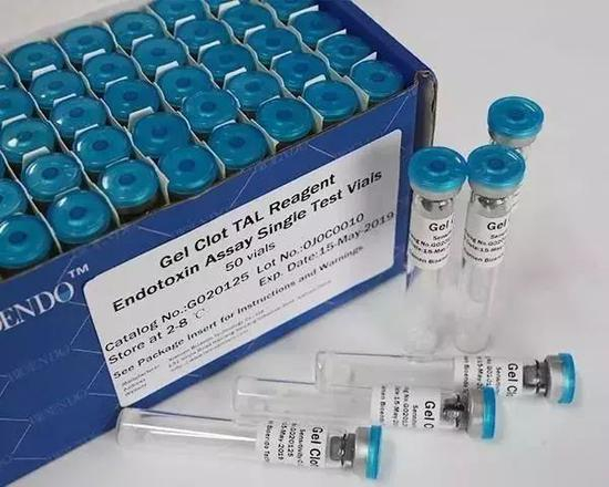 图片来源:http://www.lalendotoxin.com/lal-reagent/gel-clot-lal/limulus-amebocyte-lysate-assay-lal-reagent.html
