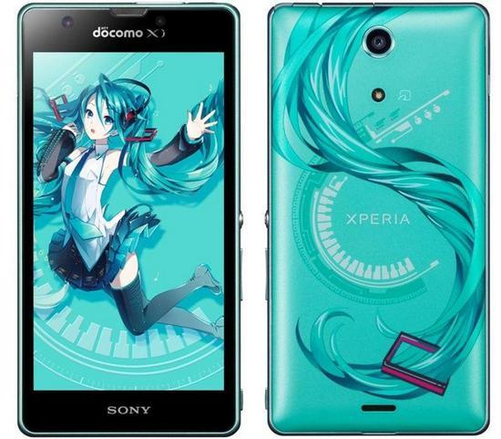 索尼Xperia A初音MIKU限定版 图片引自dx39