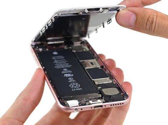 苹果iPhone 6s里面应用了涂膜防水