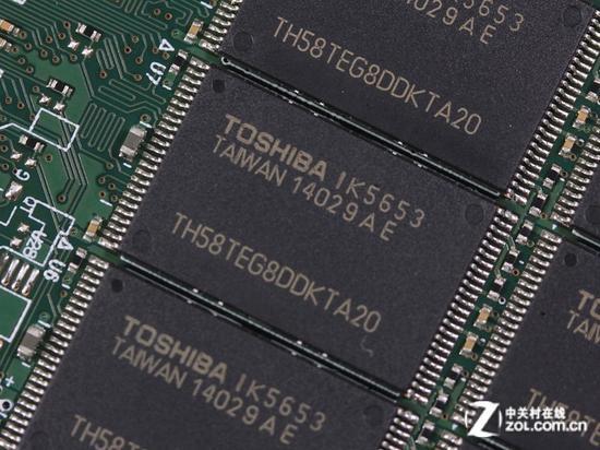 东芝A19nm MLC闪存颗粒