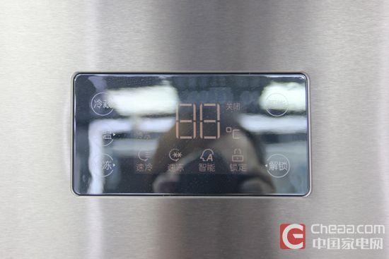 美的凡帝罗BCD-330WTV冰箱控制面板