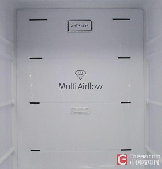 TCL BCD-420WBEF1冰箱冷藏室多气流装置