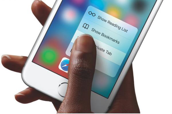 iPhone6s/iPhone6s Plus搭载了全新的3D Touch