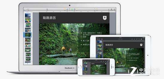 通过iPhone来控制Mac上的Keynote文档