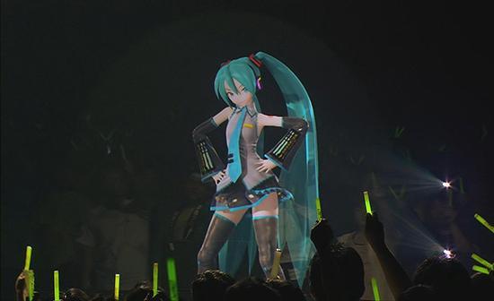 日本的虚拟歌手“初音未来”是世界上第一个使用全息投影技术举办演唱会的虚拟偶像