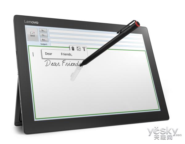 联想Ideapad MIIX700提供了触控笔