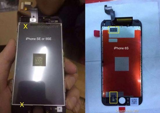 iPhone SE对比iPhone 6s