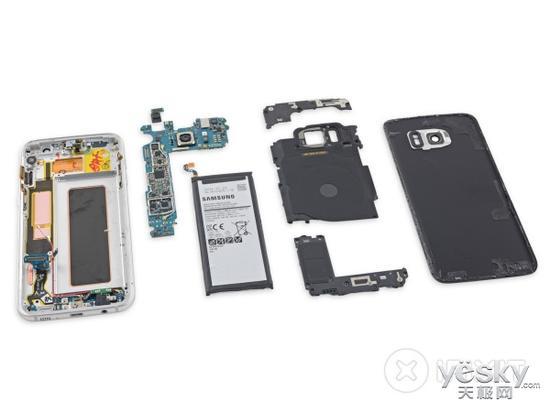 三星Galaxy S7 edge拆解全家福