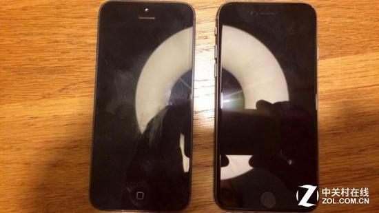 疑似iPhone 5SE真机谍照(右)
