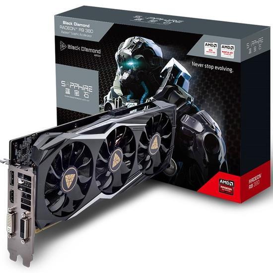蓝宝石R9 380黑钻闪耀